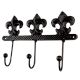 Decorative Black Iron Wall Hooks